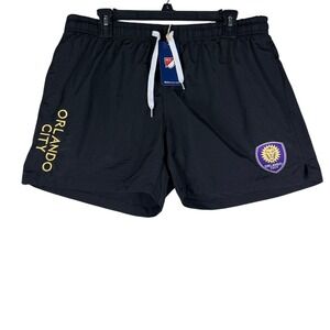 MLS Orlando City SC Mens Swim Trunks Black Sz XL Soccer Board Shorts UPO5187 NWT